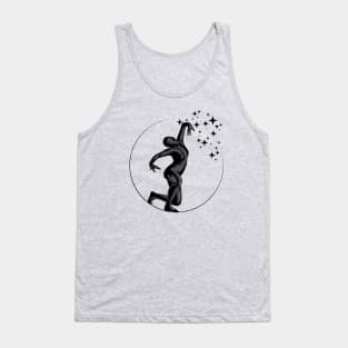 Weird Lady in a Circle Tank Top